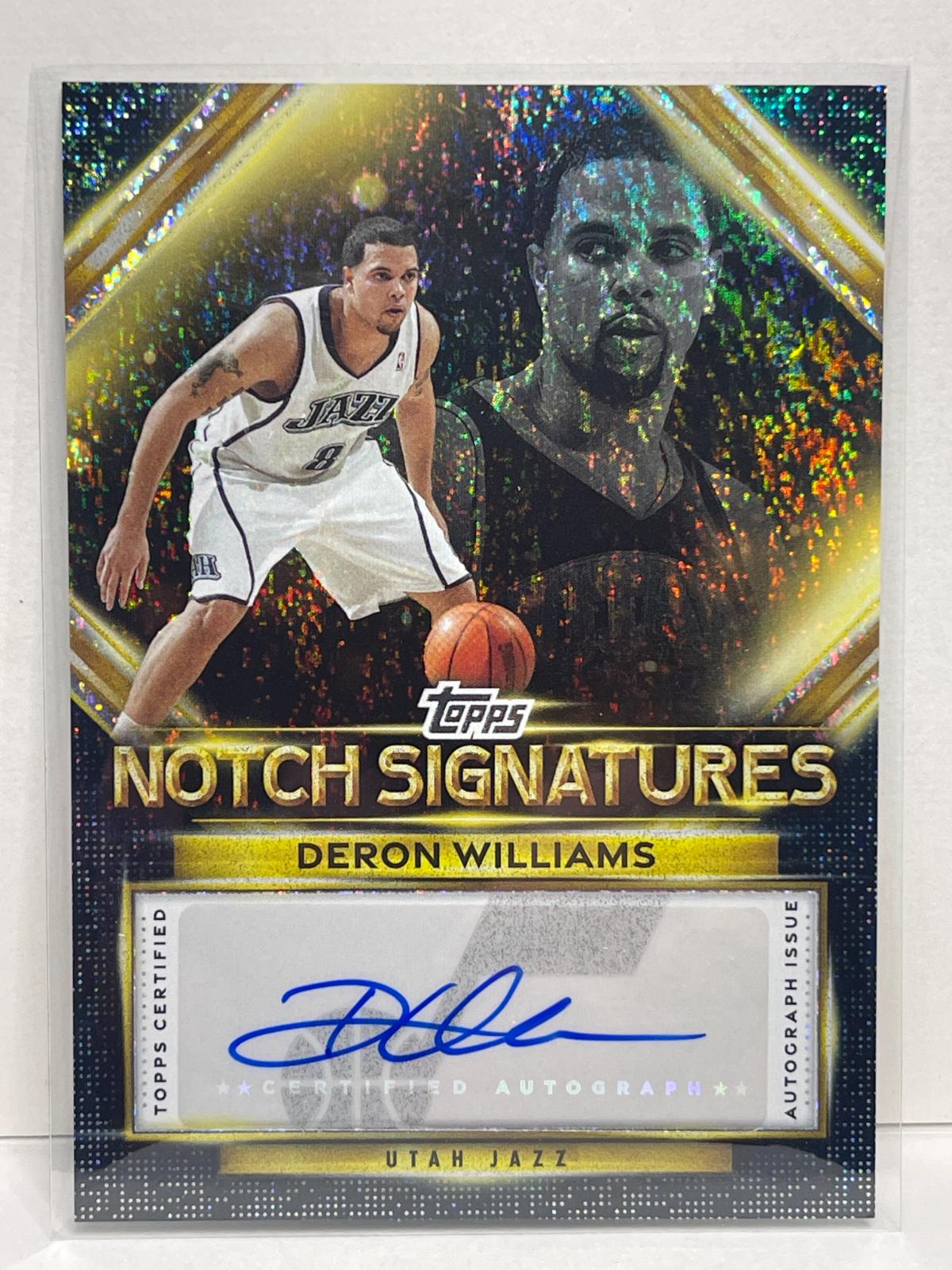 2025 Topps Notch Signatures Deron Williams #TNS-DW card