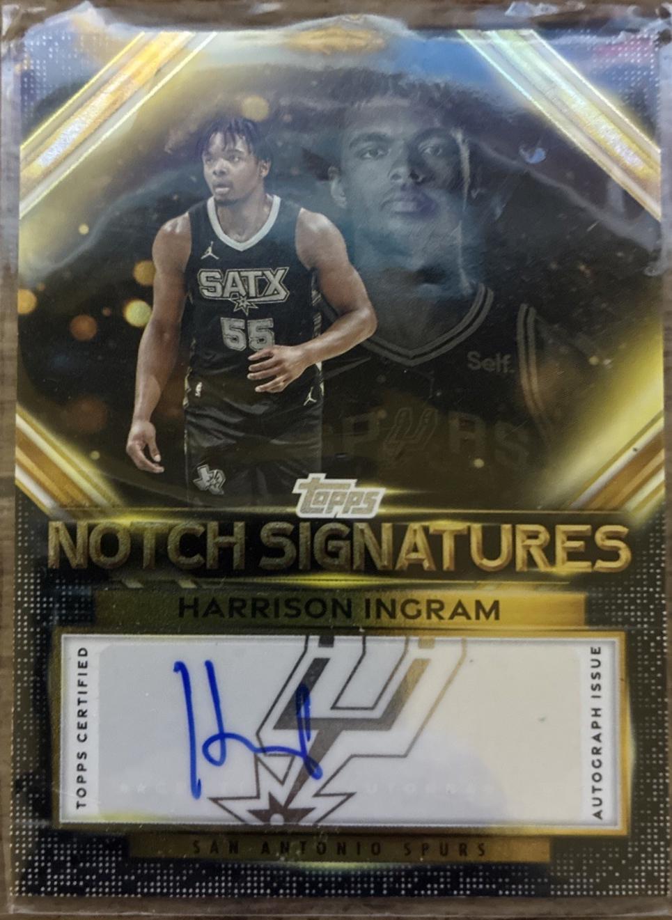 2025 Topps Notch Signatures Harrison Ingram #TNS-HI card