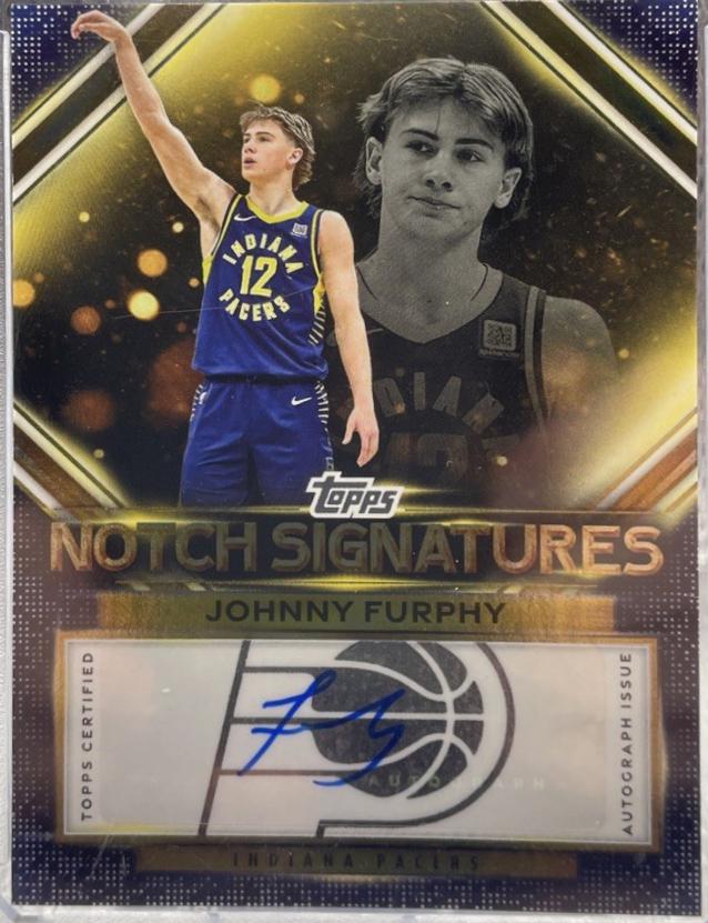 2025 Topps Notch Signatures Johnny Furphy #TNS-JF card