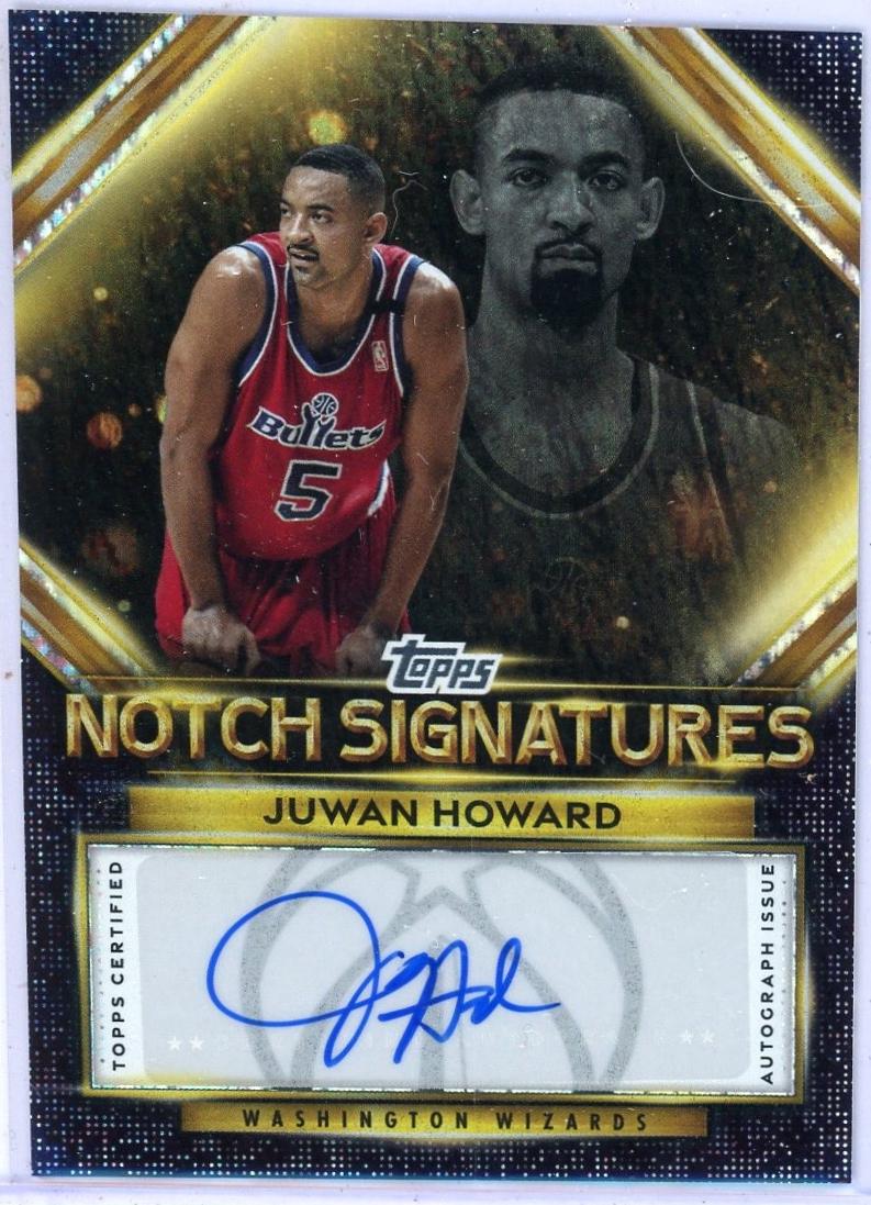 2025 Topps Notch Signatures Juwan Howard #TNS-JH card