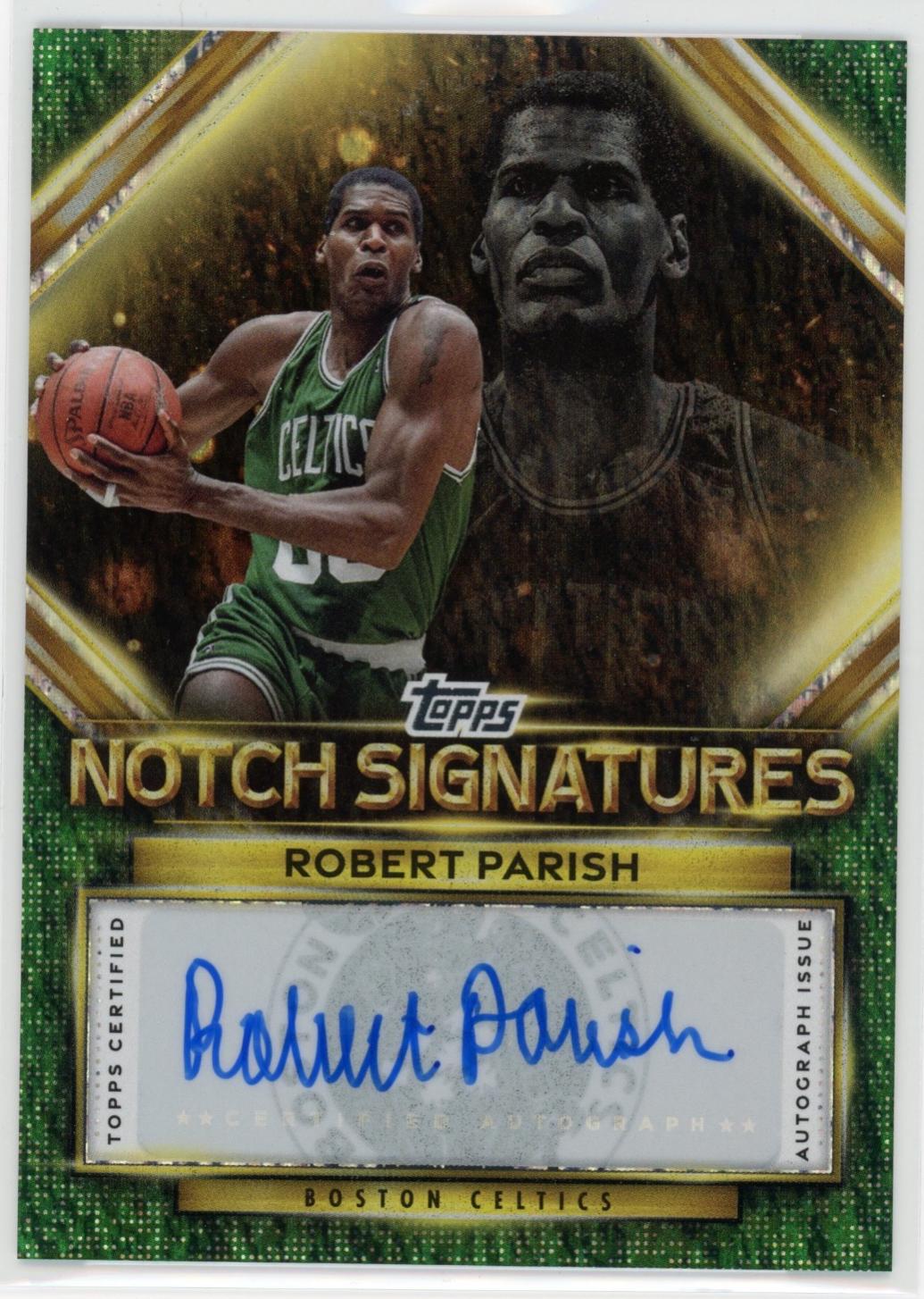 2025 Topps Notch Signatures Robert Parish #TNS-RP card