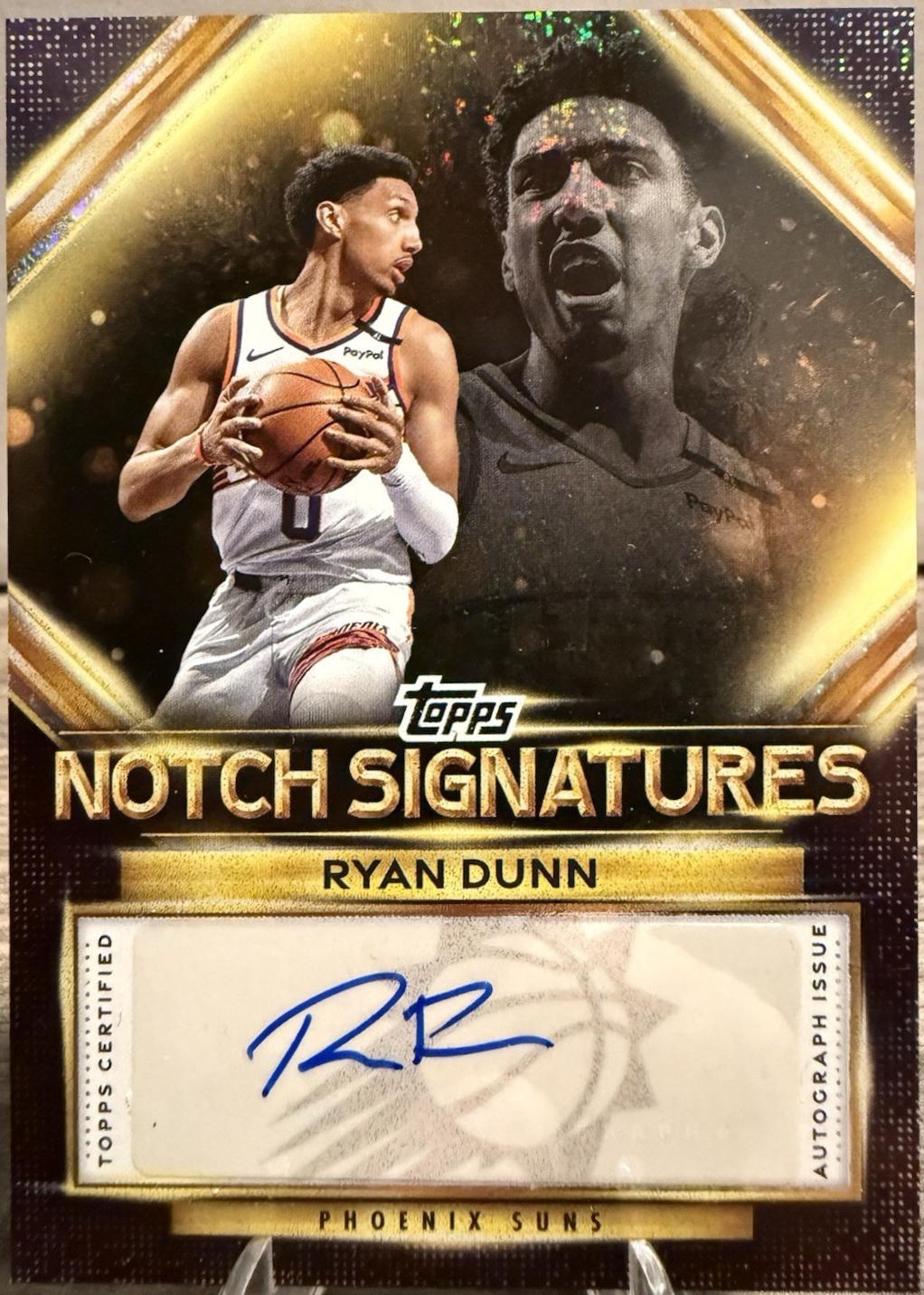2025 Topps Notch Signatures Ryan Dunn #TNS-RD card