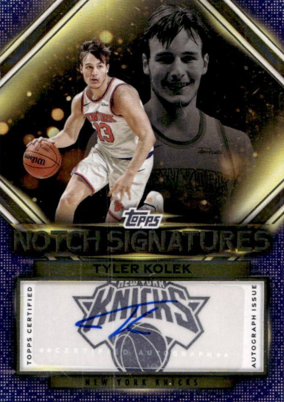 2025 Topps Notch Signatures Tyler Kolek #TNS-TK card