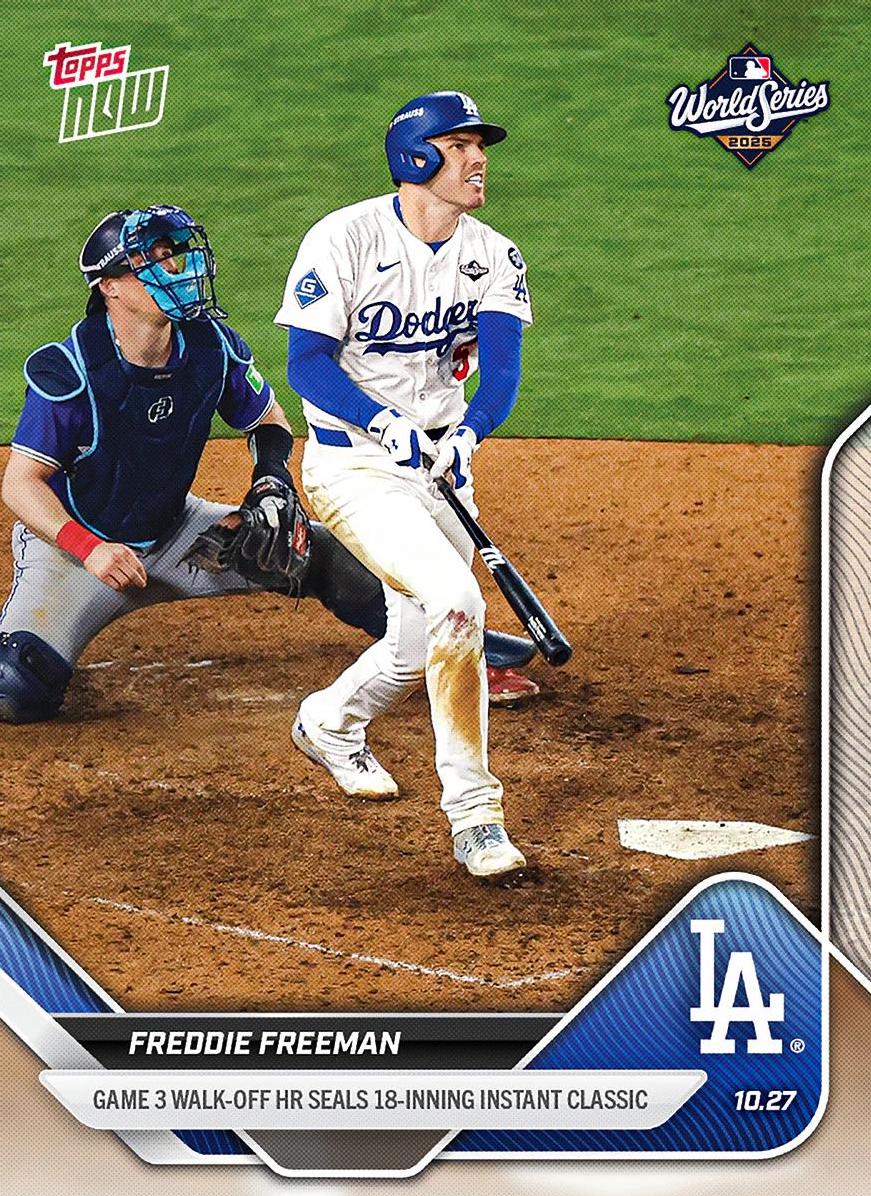 2025 Topps Now Freddie Freeman #908 card