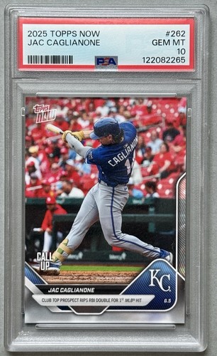 2025 Topps Now Jac Caglianone #262 card