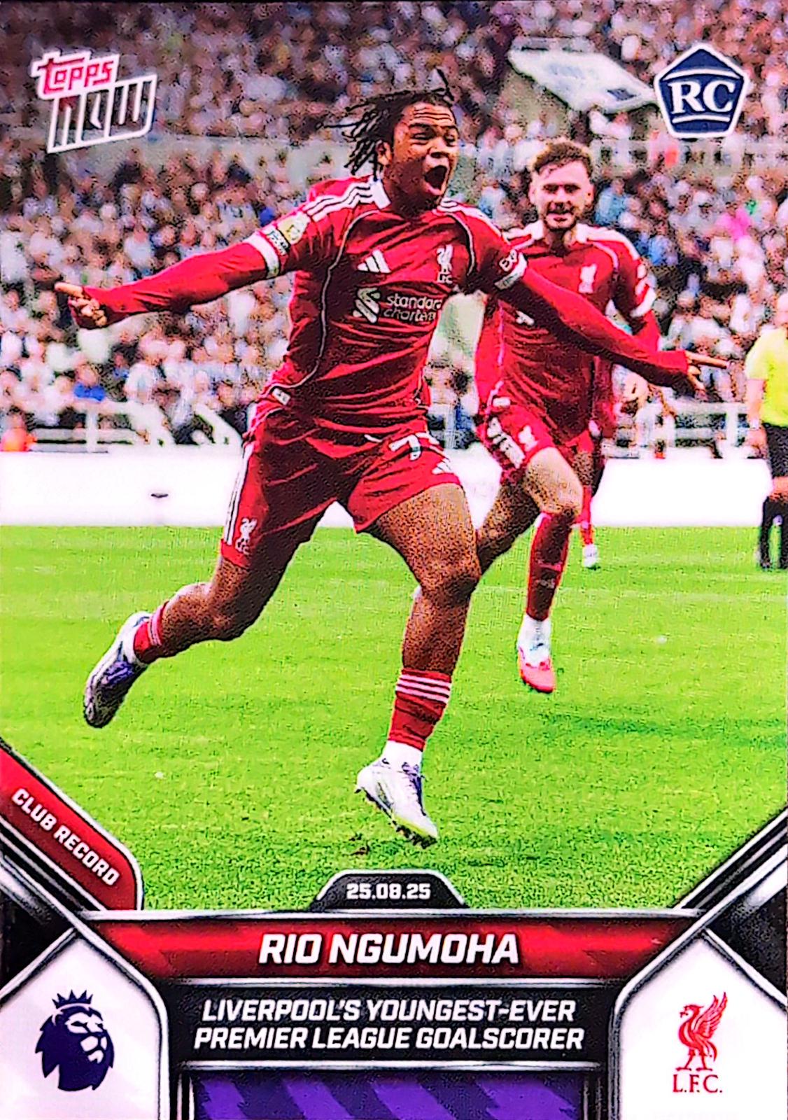 2025 Topps Now Premier League Rio Ngumoha #11 card