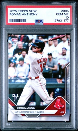 2025 Topps Now Roman Anthony #305 card