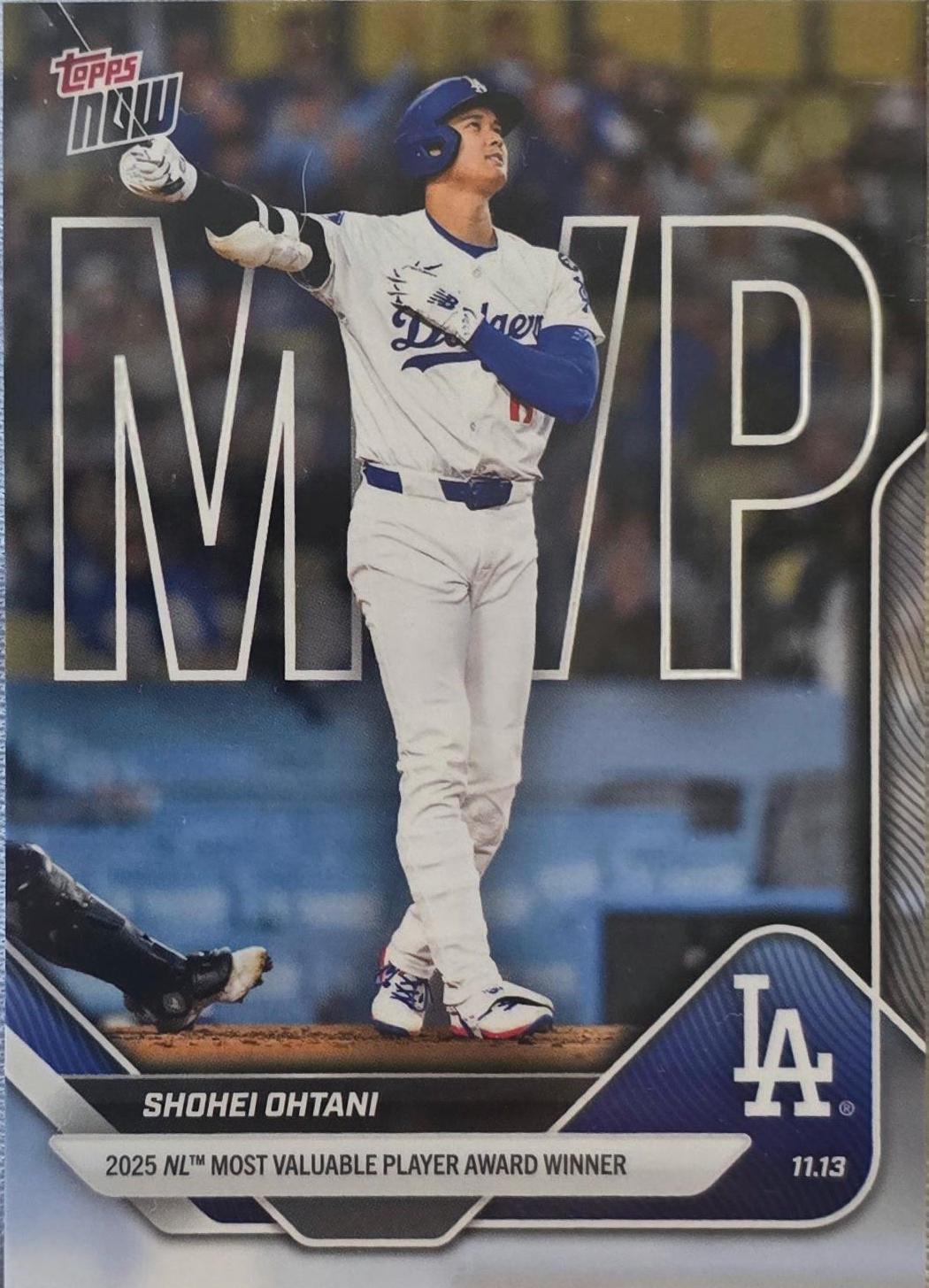 2025 Topps Now Shohei Ohtani #OS-7 card