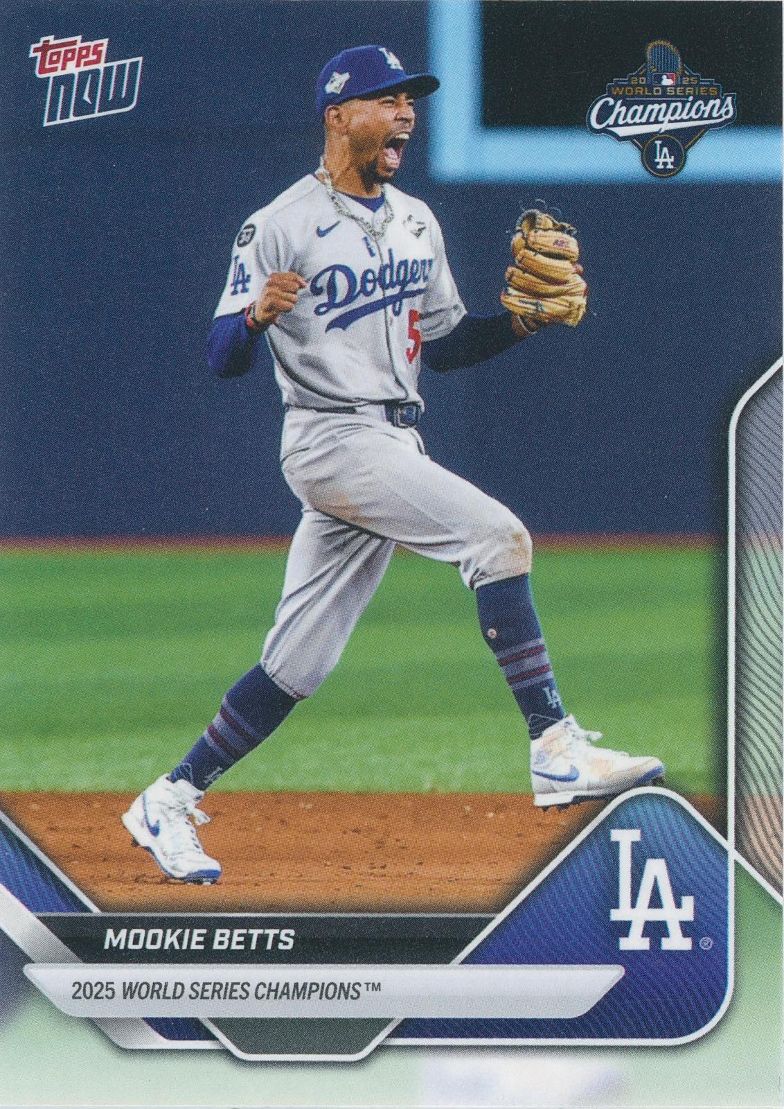 2025 Topps Now World Series Mookie Betts [SSP] #WS-2SSP card