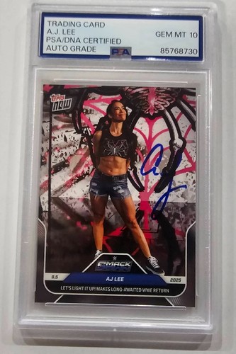 2025 Topps Now WWE AJ Lee #92 card