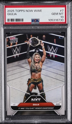 2025 Topps Now WWE Giulia #7 card