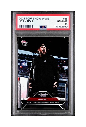 2025 Topps Now WWE Jelly Roll #85 card
