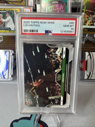 2025 Topps Now WWE Logan Paul #65 card
