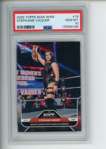 2025 Topps Now WWE Stephanie Vaquer #19 card