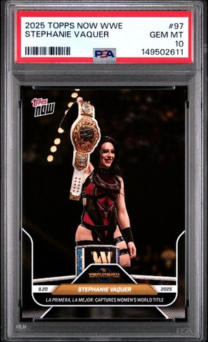 2025 Topps Now WWE Stephanie Vaquer #97 card