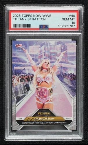2025 Topps Now WWE Tiffany Stratton #40 card