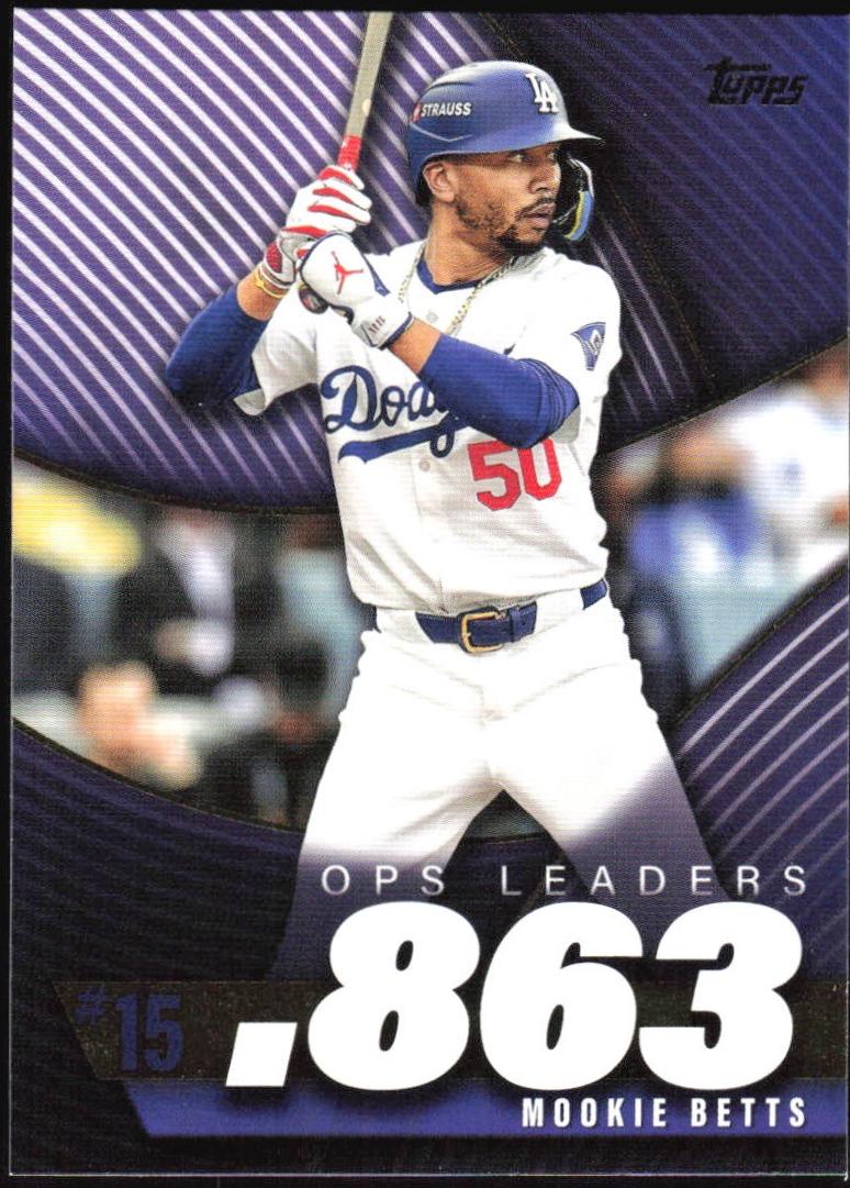 2025 Topps OPS Best Mookie Betts #OPS-15 card