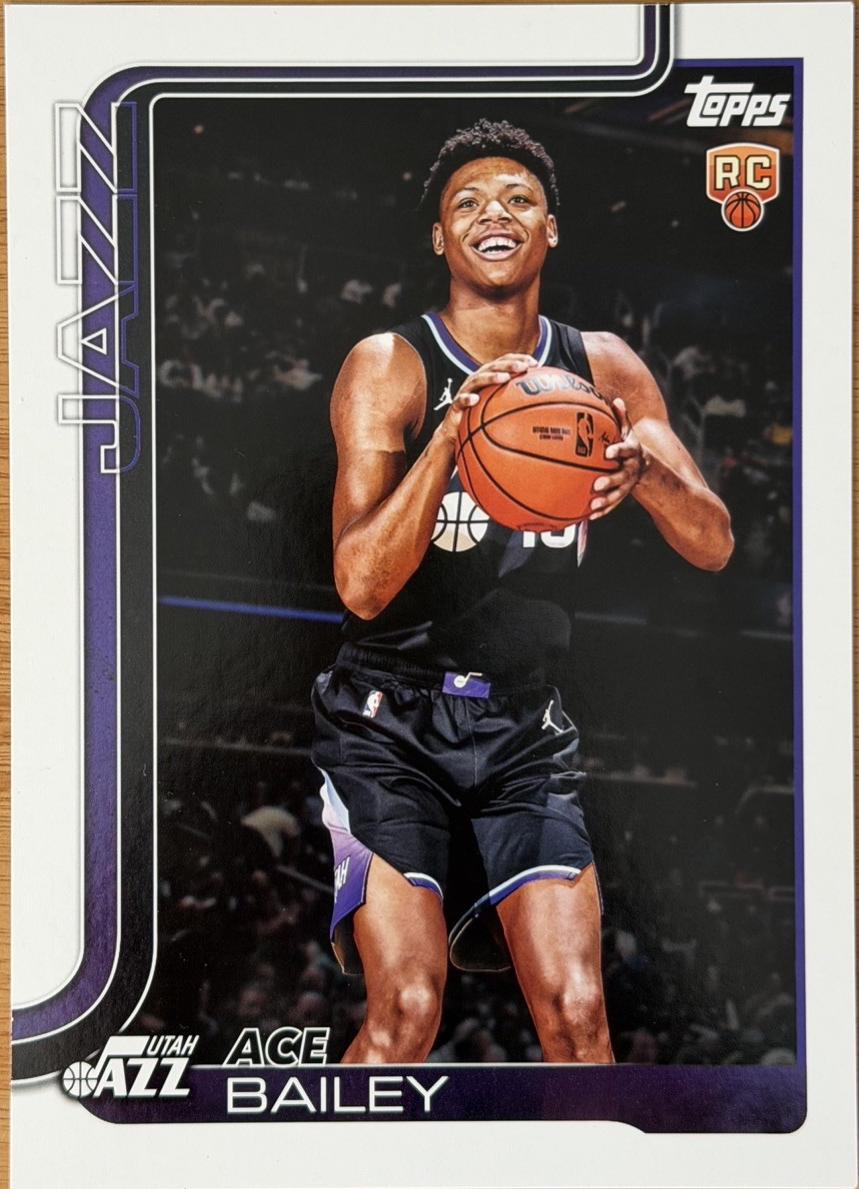 2025 Topps Oversized Card Ace Bailey #OTC-14 card