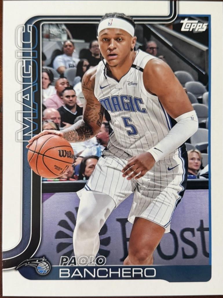 2025 Topps Oversized Card Paolo Banchero #OTC-10 card