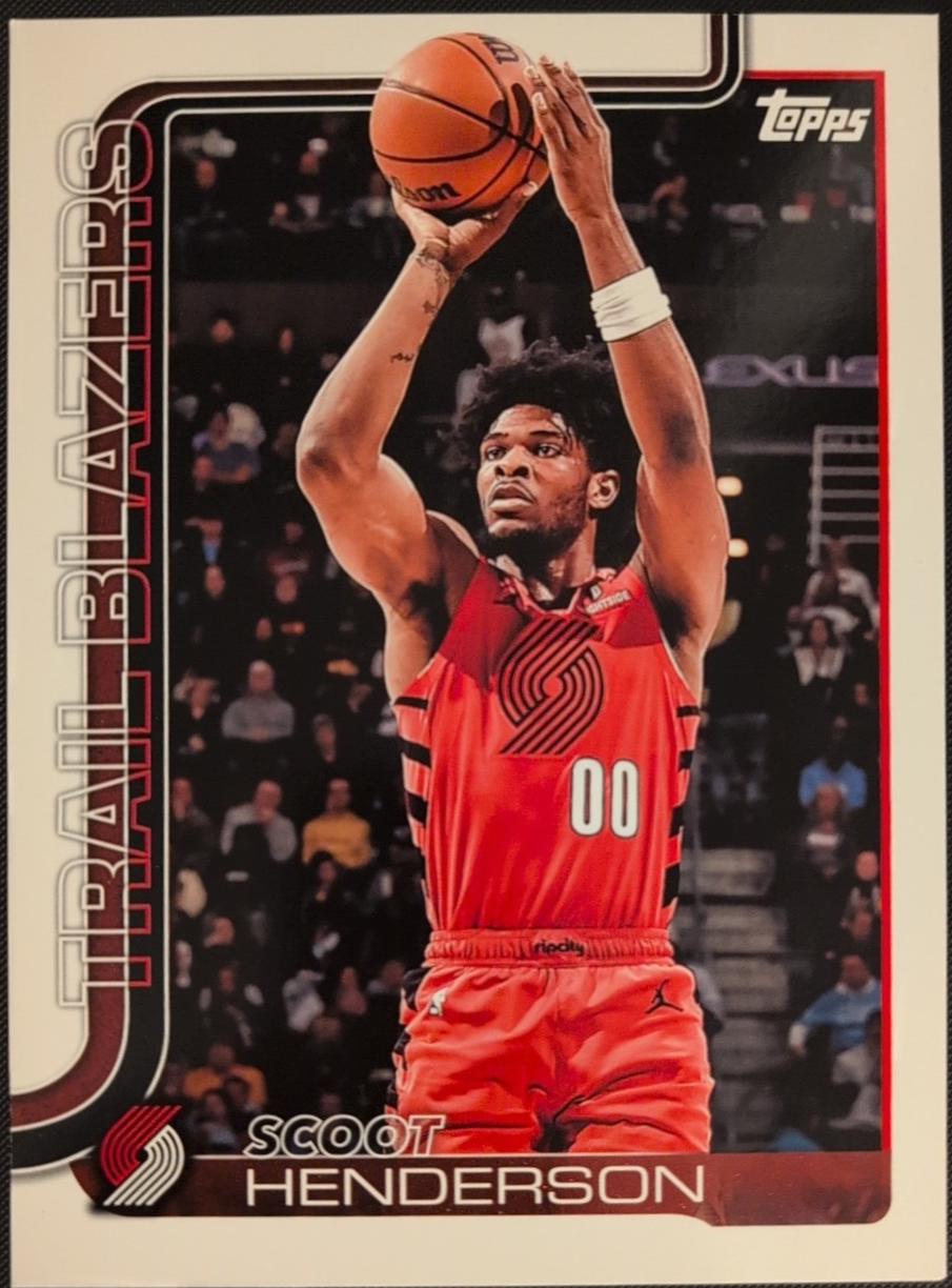 2025 Topps Oversized Card Scoot Henderson #OTC-7 card