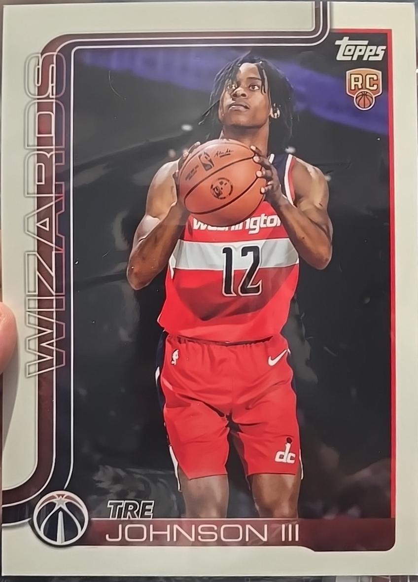 2025 Topps Oversized Card Tre Johnson III #OTC-15 card