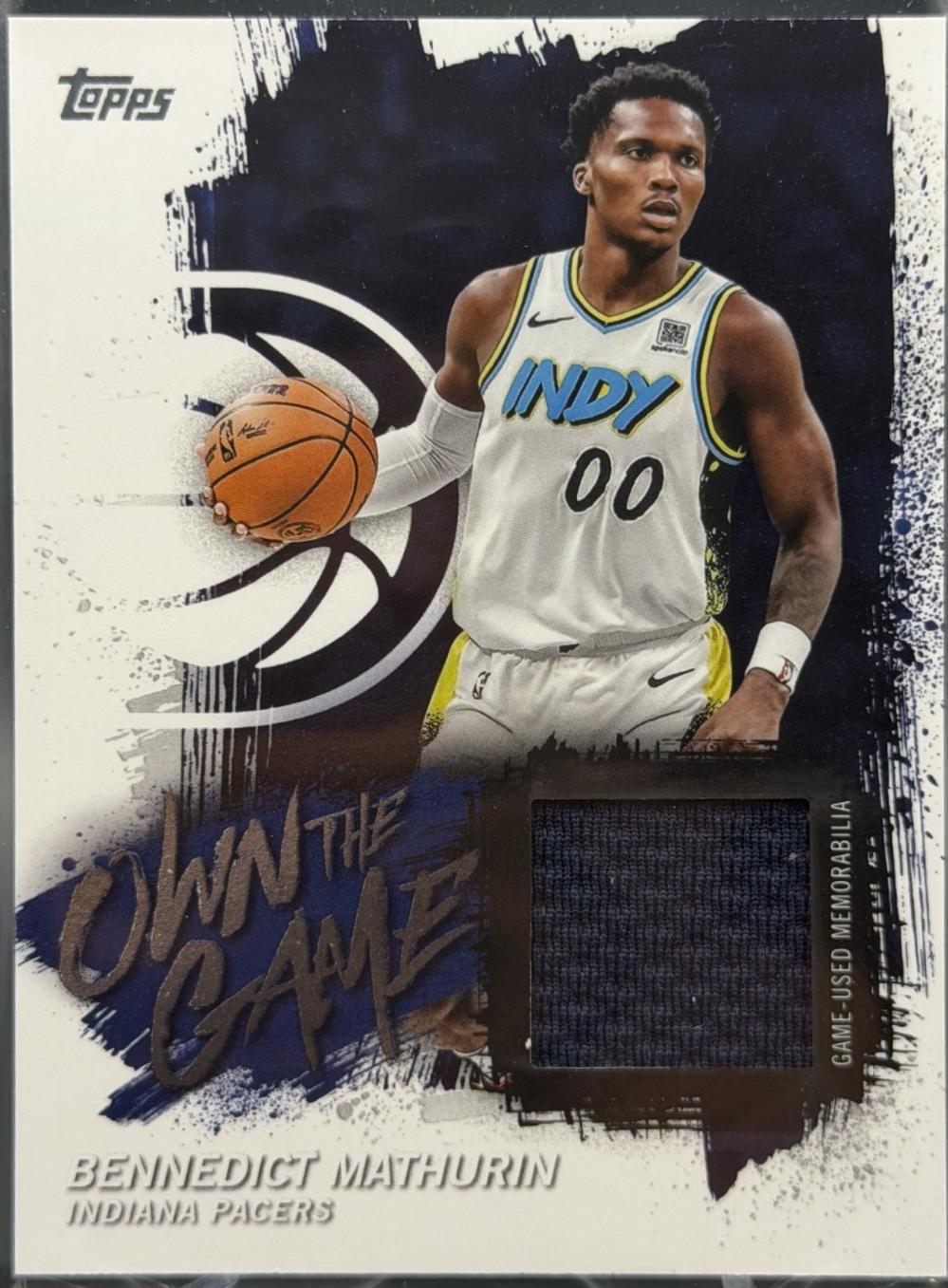 2025 Topps Own the Game Bennedict Mathurin #OTGA-BM card