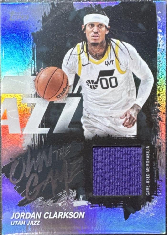 2025 Topps Own the Game Jordan Clarkson #OTGA-JC card
