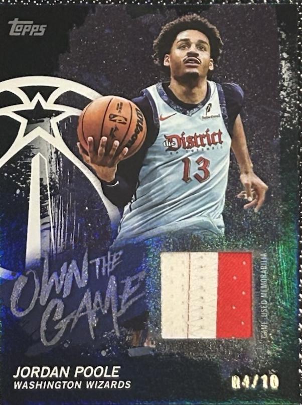 2025 Topps Own the Game Jordan Poole #OTGA-JP card