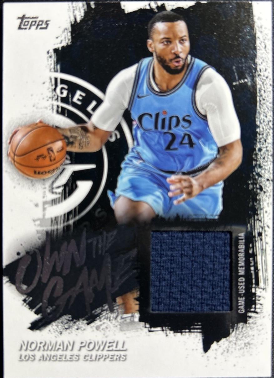 2025 Topps Own the Game Norman Powell #OTGA-NP card