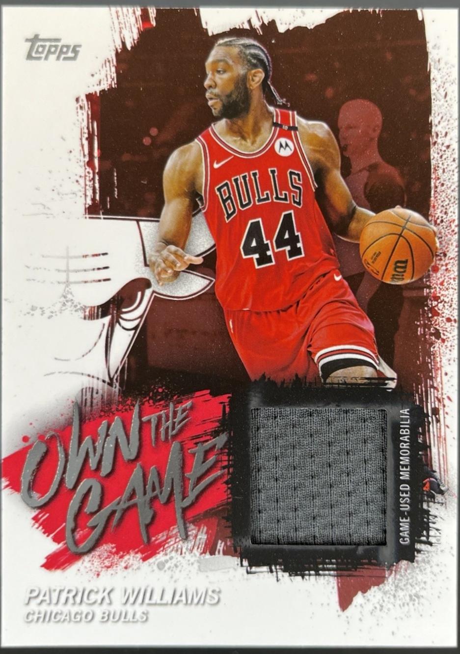 2025 Topps Own the Game Patrick Williams #OTGA-PW card