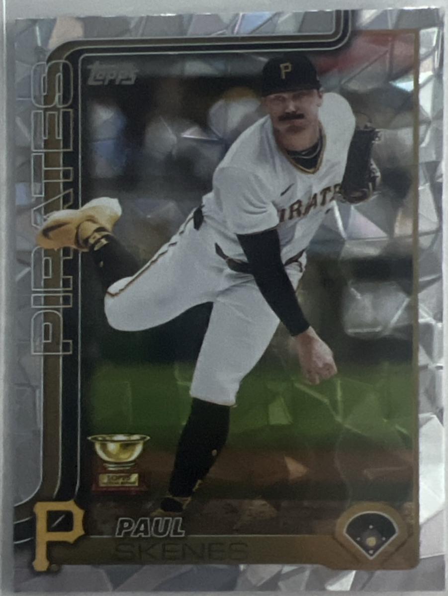 2025 Topps Paul Skenes [Orange Diamante] #98 card