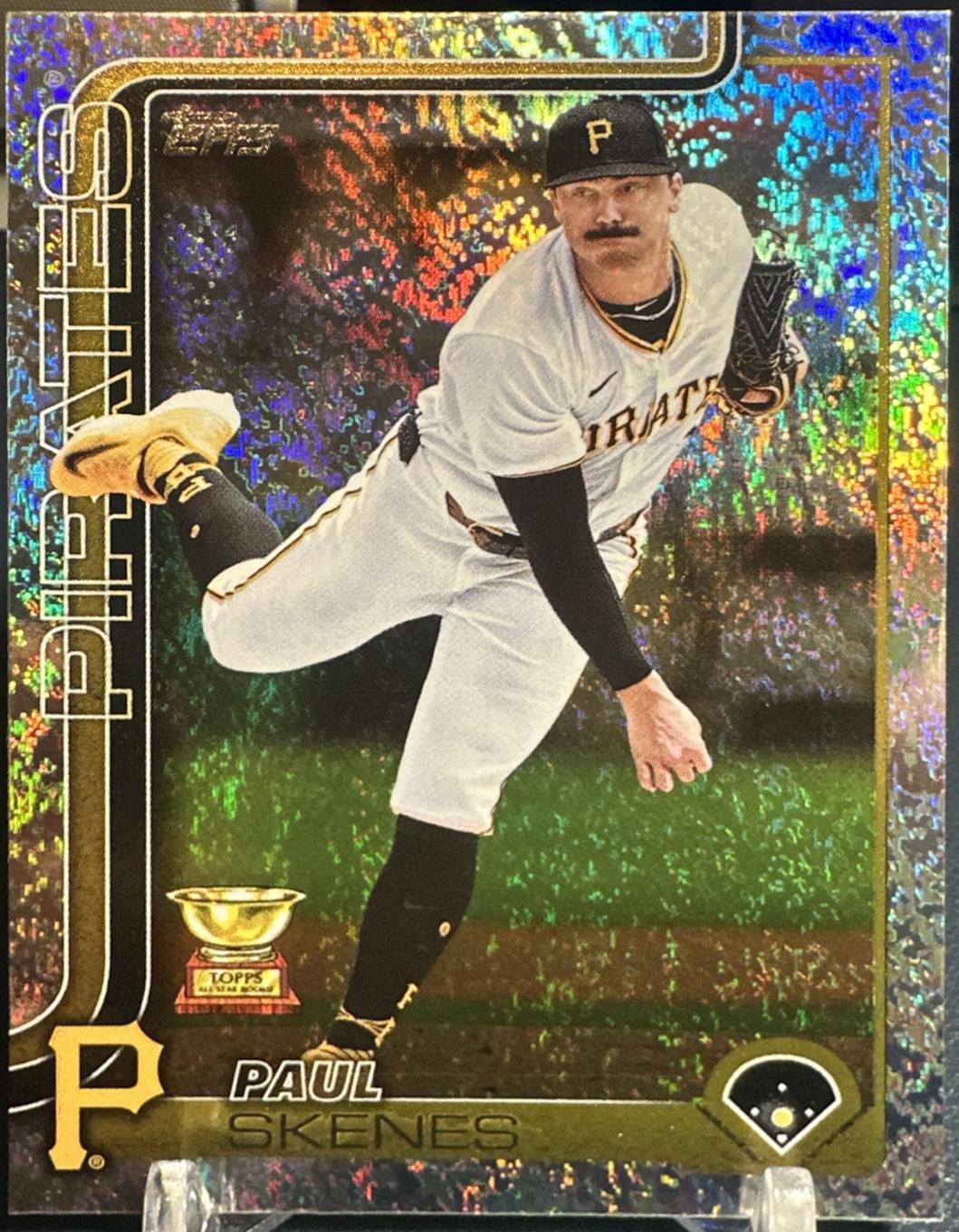 2025 Topps Paul Skenes [Platinum Foil] #98 card