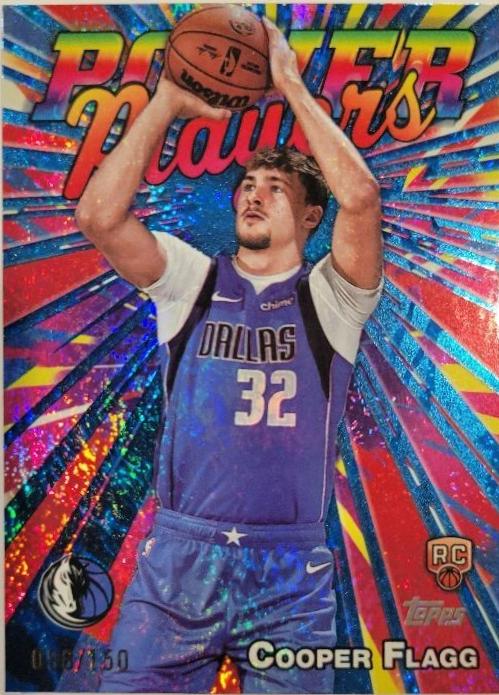 2025 Topps Power Player Cooper Flagg [Blue Foil] #PP-16 card