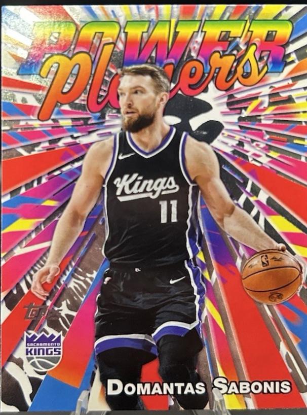 2025 Topps Power Player Domantas Sabonis [Holo Foil] #PP-14 card