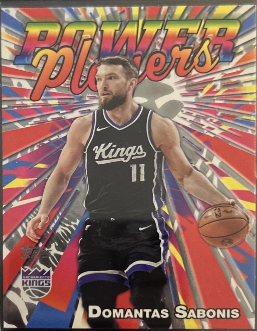 2025 Topps Power Player Domantas Sabonis #PP-14 card