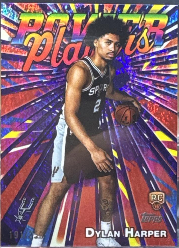 2025 Topps Power Player Dylan Harper [Purple Foil] #PP-17 card