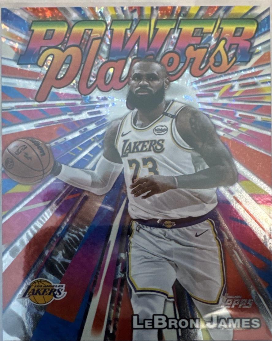 2025 Topps Power Player LeBron James [Holo Foil] #PP-7 card