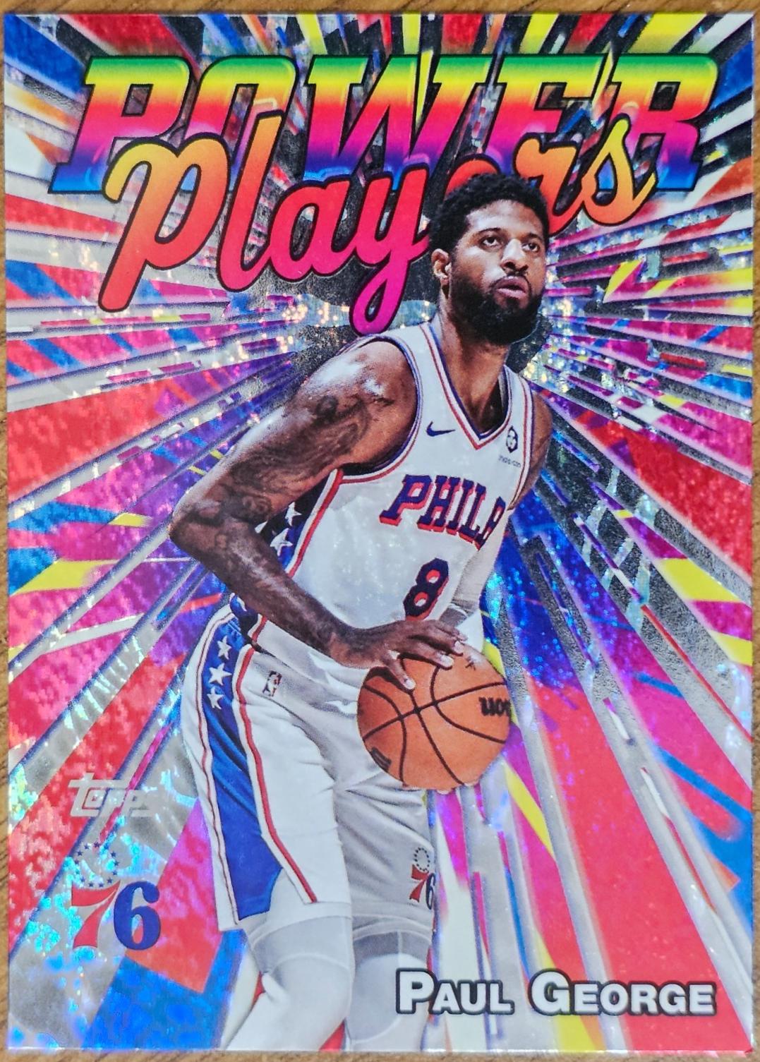 2025 Topps Power Player Paul George [Holo Foil] #PP-11 card