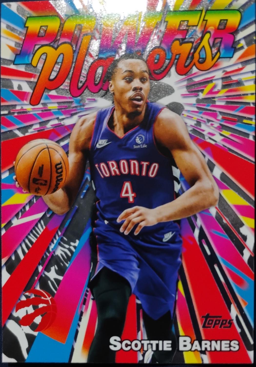 2025 Topps Power Player Scottie Barnes [Foil] #PP-9 card