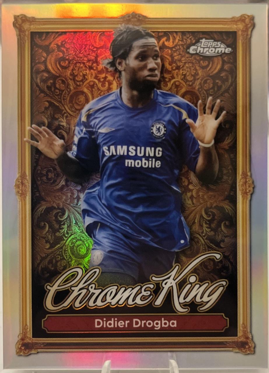 2025 Topps Premier League Chrome King Didier Drogba #CK-7 card
