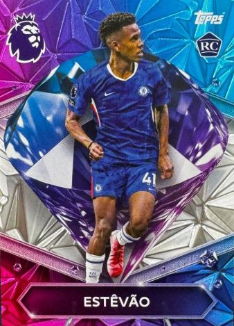 2025 Topps Premier League Diamond Rookie Estevao #DR-4 card