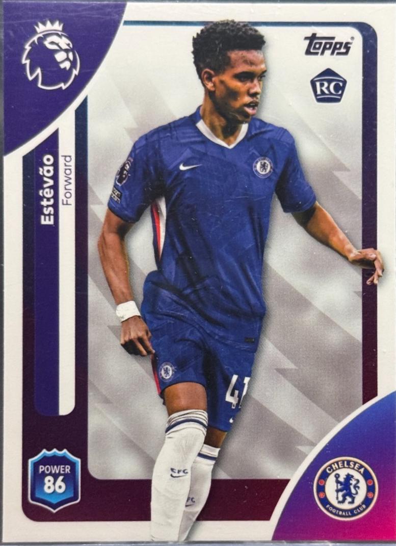 2025 Topps Premier League Estevao #105 card