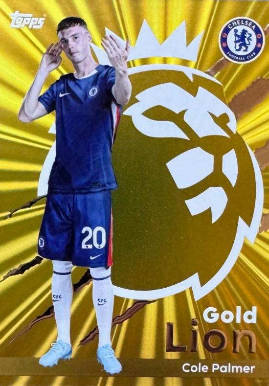 2025 Topps Premier League Gold Lion Cole Palmer #GL6 card