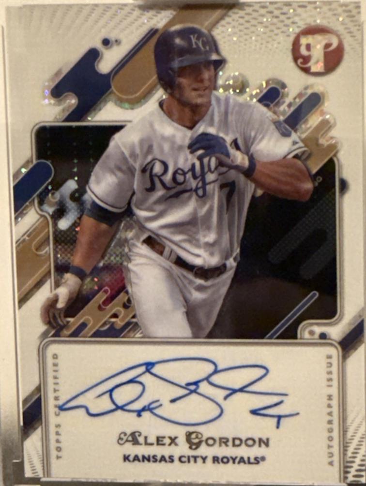 2025 Topps Pristine Autograph Alex Gordon #PA-AG card