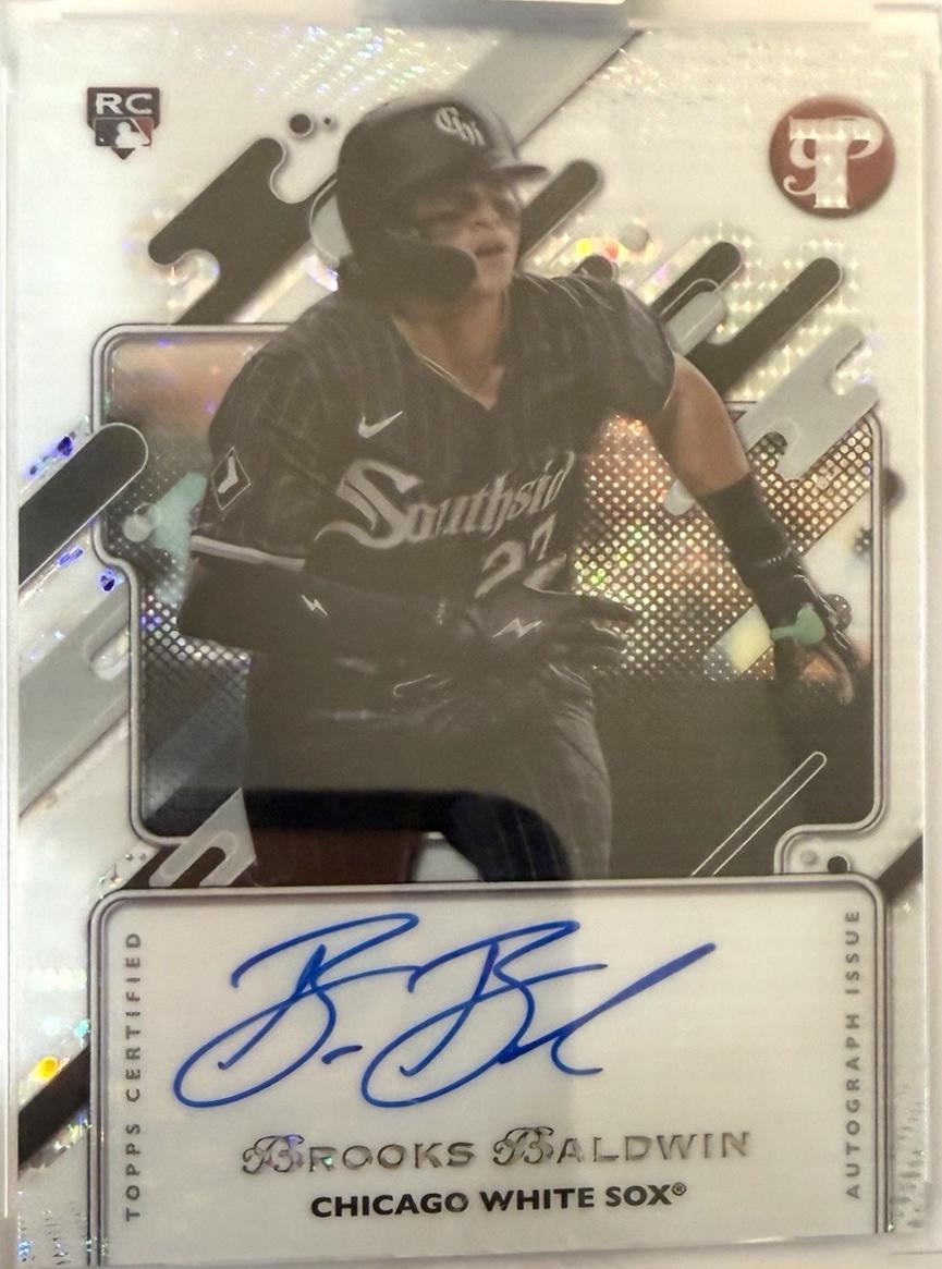 2025 Topps Pristine Autograph Brooks Baldwin #PA-BB card