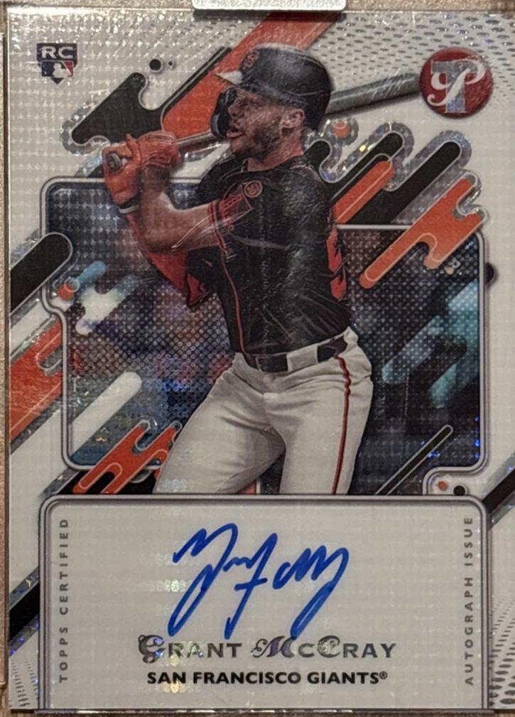 2025 Topps Pristine Autograph Grant McCray #PA-GM card