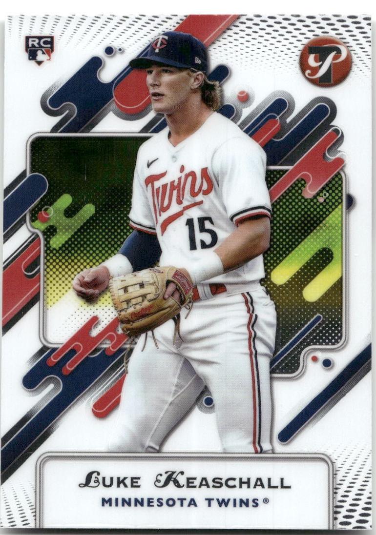 2025 Topps Pristine Luke Keaschall #168 card