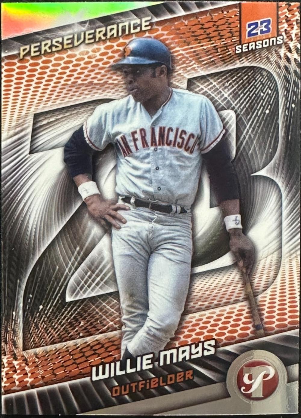 2025 Topps Pristine Perseverance Willie Mays #P-6 card