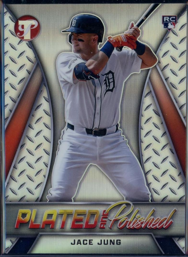 2025 Topps Pristine Plated and Polished Jace Jung #PP-18 card