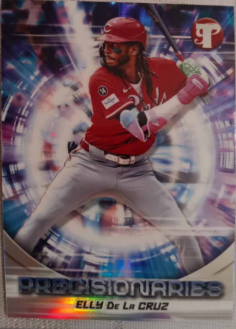 2025 Topps Pristine Precisionaries Elly De La Cruz #PR-35 card